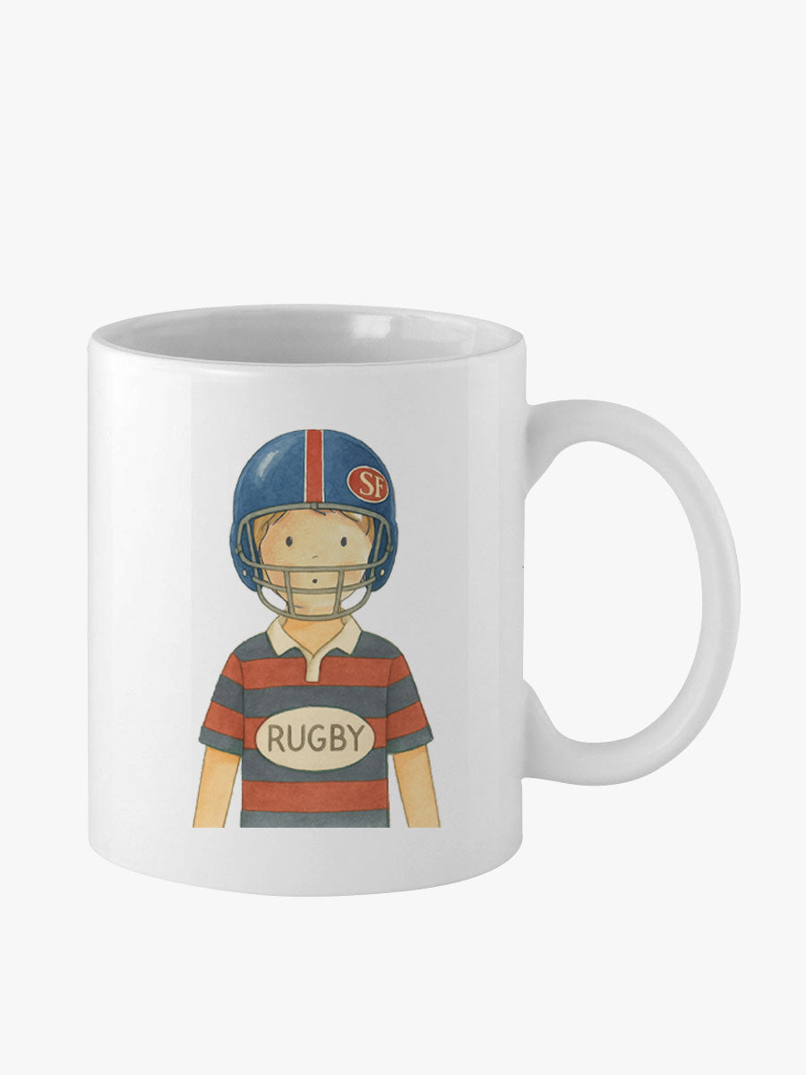 Taza loza Rugby Niño