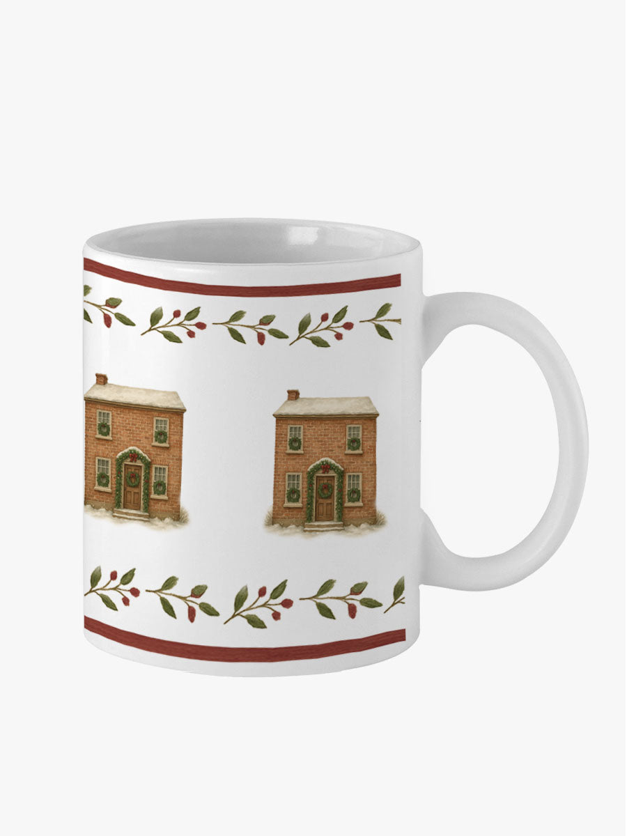 Taza Loza Navidad Casas