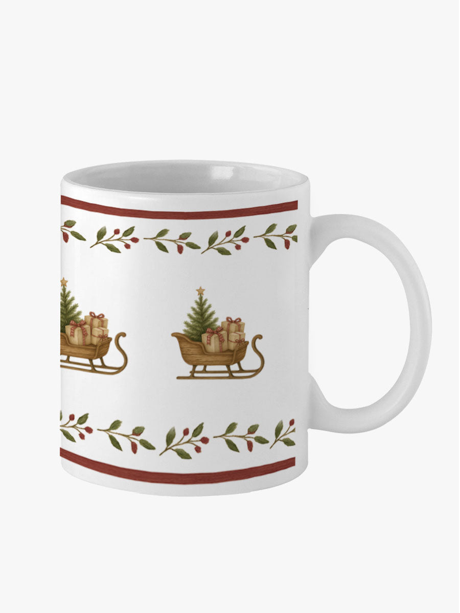 Taza Loza Navidad Trineos