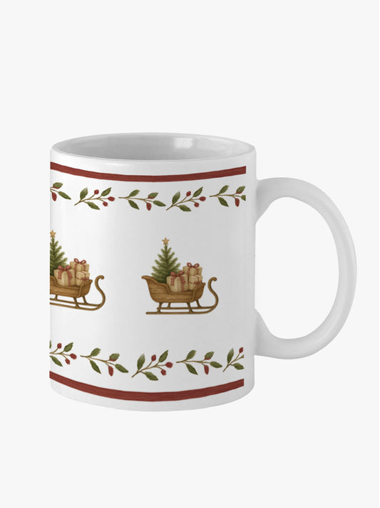 Taza Loza Navidad Trineos