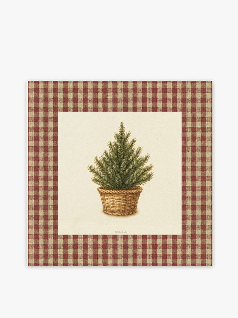 Mantel Cuadrado Navidad Pino